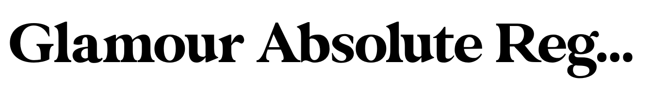 Glamour Absolute Font | Webfont & Desktop | MyFonts